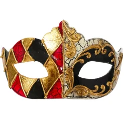 KAEMINGK Addobbi Natalizi-Decorazione natalizia da appendere (H9 cm) Carnevale di Venezia Dorato