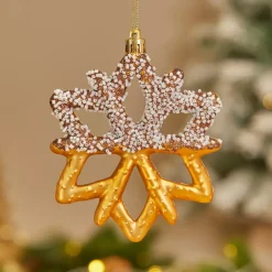 KAEMINGK Addobbi Natalizi-Decorazione natalizia da appendere (H13 cm) Fiocco goloso Cioccolato