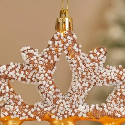 KAEMINGK Addobbi Natalizi-Decorazione natalizia da appendere (H13 cm) Fiocco goloso Cioccolato