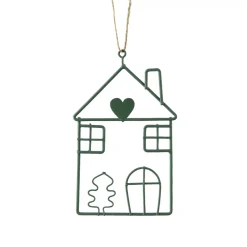 KAEMINGK Addobbi Natalizi-Decorazione natalizia da appendere in metallo (H13 cm) Casa invernale