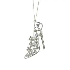 KAEMINGK Addobbi Natalizi-Decorazione natalizia da appendere in metallo (H11 cm) Paris strass