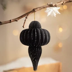 KAEMINGK Addobbi Natalizi|Decorazioni E Oggetti Natalizi-Decorazione natalizia da appendere in carta (H20 cm) chiusura Magnetica