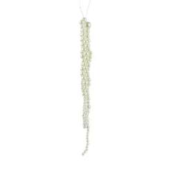 KAEMINGK Addobbi Natalizi-Decorazione Natalizia Sospesa (H20 cm) Stalattite Perle Madrete