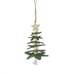 KAEMINGK Addobbi Natalizi-Decorazione natalizia sospesa in feltro (H17 cm) Albero incantato abete