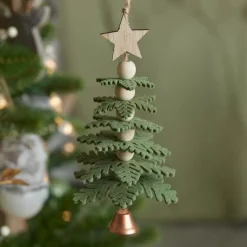 KAEMINGK Addobbi Natalizi-Decorazione natalizia sospesa in feltro (H17 cm) Albero incantato abete
