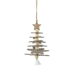 KAEMINGK Addobbi Natalizi-Decorazione natalizia sospesa in feltro (H17 cm) Albero incantato