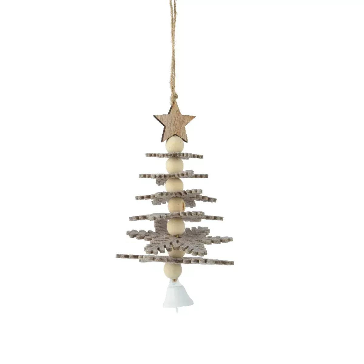 KAEMINGK Addobbi Natalizi-Decorazione natalizia sospesa in feltro (H17 cm) Albero incantato
