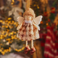 KAEMINGK Addobbi Natalizi-Decorazione Natalizia Sospesa (H13 cm) Angelo Isy