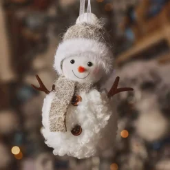 KAEMINGK Addobbi Natalizi-Decorazione natalizia sospesa (H13 cm) Pupazzo di neve Glacy