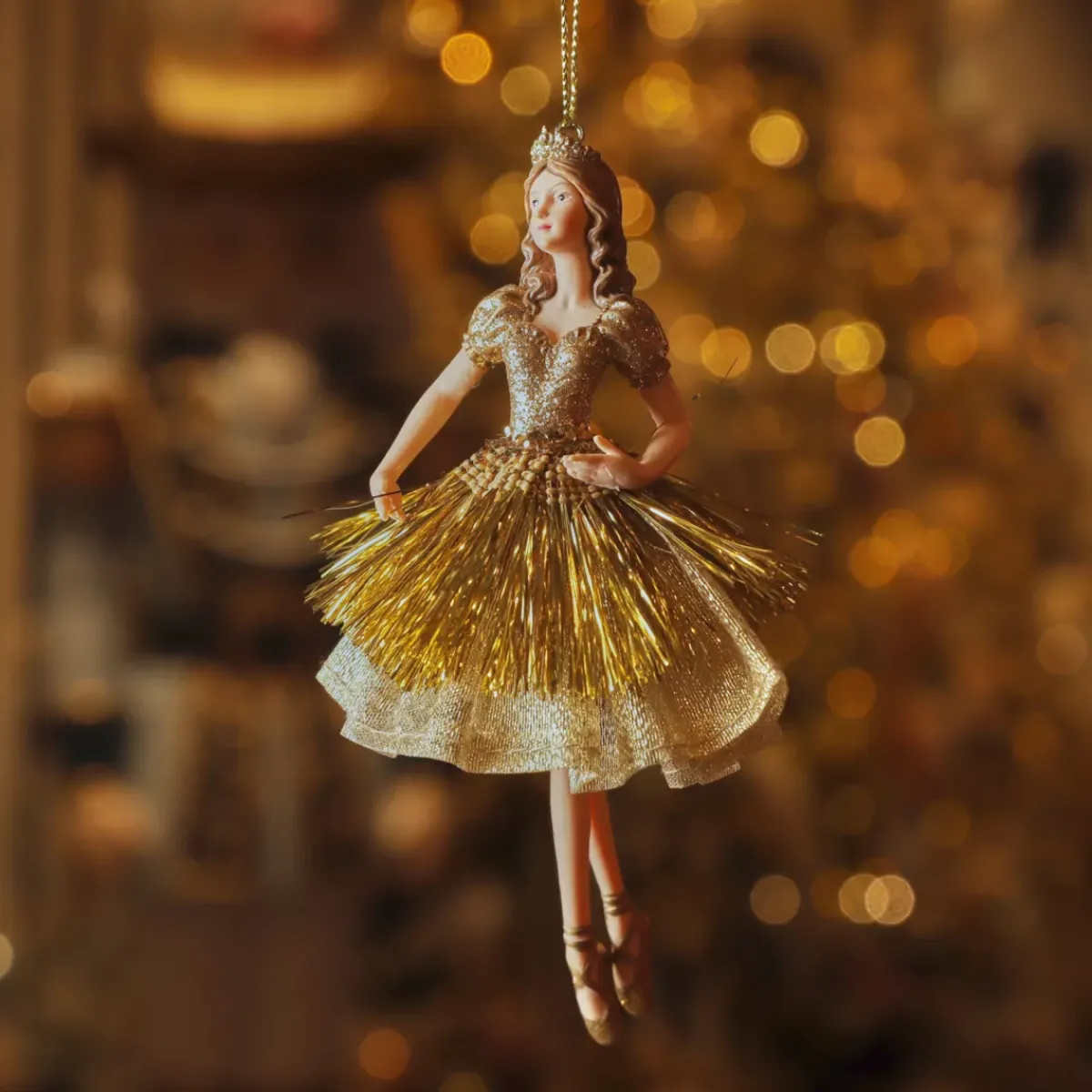 KAEMINGK Addobbi Natalizi-Decorazione natalizia sospesa (H16 cm) Fata ballerina