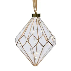 KAEMINGK Decorazioni E Oggetti Natalizi|Oggetti Decorativi E Illuminati-Diamante luminoso a pile 15 LED (H20 cm) Vintage /bianco caldo