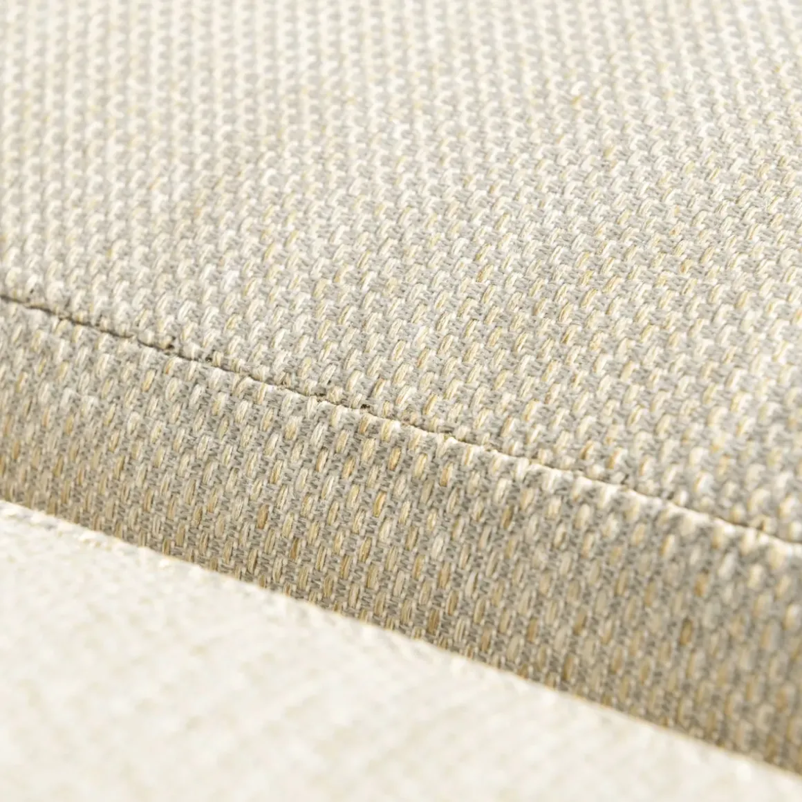 Divano da giardino in alluminio 3 posti Amalfi Bianco e beige