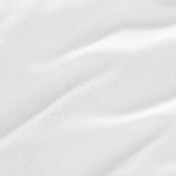 Federa cuscino a rullo percalle di cotone (L185 cm) Cali Bianco