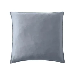 Federa cuscino letto quadrata in lyocell Tencel™ lavato (63 x 63 cm) Olivia Blu stone