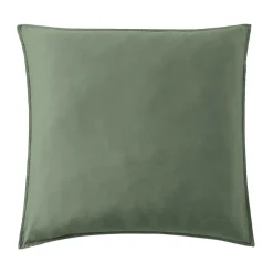 Federa cuscino letto quadrato lyocell Tencel™ lavato (80 x 80 cm) Olivia verde rosmarino