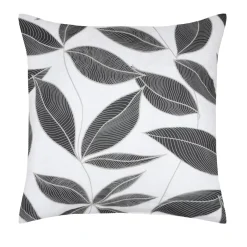 Federa cuscino letto quadrata percalle di cotone (63 x 63 cm) Matisse Grigio