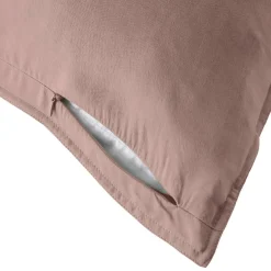 Federa cuscino letto rettangolare in lyocell Tencel™ lavato (50 x 80 cm) Olivia Rosa blush