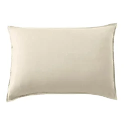Federa cuscino letto rettangolare lyocell Tencel™ lavato (50 x 80 cm) Olivia Beige pampa