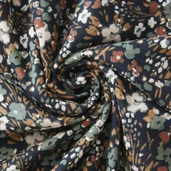Federa cuscino quadrata garza di cotone (60 x 60 cm) Constance Blu notte
