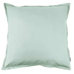 Federa cuscino quadrata percalle di cotone (80 x 80 cm) Cali Verde eucalipto
