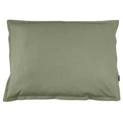Federa cuscino rettangolare percalle di cotone (70 cm) Cali Verde rosmarino