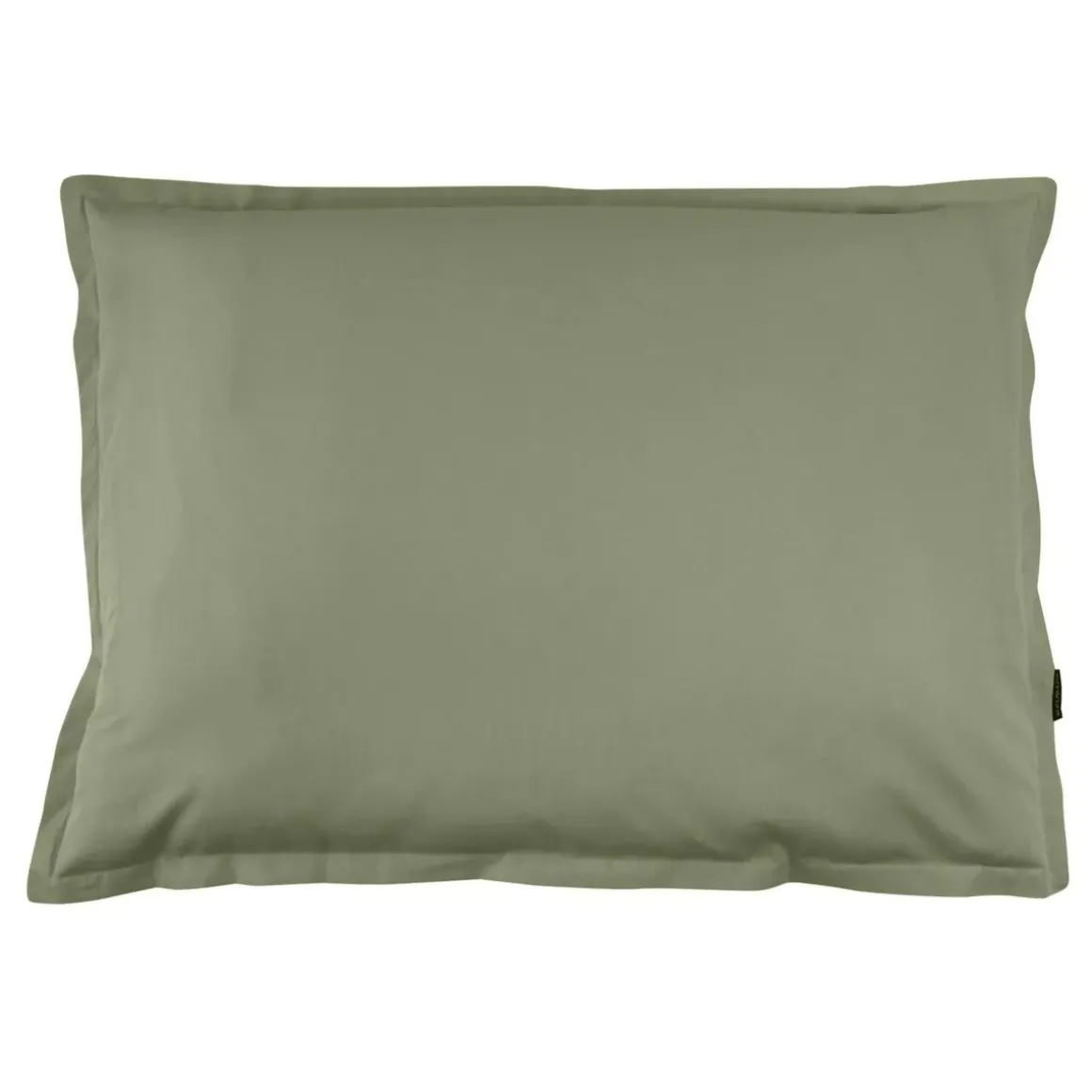 Federa cuscino rettangolare percalle di cotone (70 cm) Cali Verde rosmarino