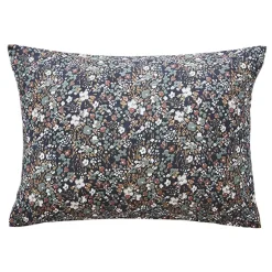 Federa cuscino rettangolare garza di cotone (50 x 70 cm) Constance Blu notte