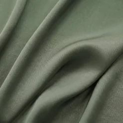 Federa cuscino rettangolare letto in lyocell Tencel™ lavato (50 x 70 cm) Olivia Verde rosmarino