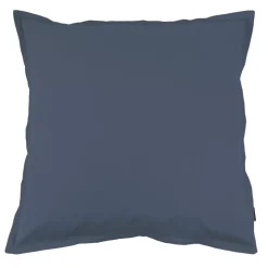 Federa per cuscino quadrata in percalle di cotone (80 x 80 cm) Cali Blu marino