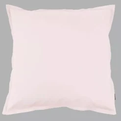 Federa per cuscino quadrata in percalle di cotone (80 x 80 cm) Cali Rosa cipria