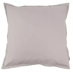 Federa per cuscino quadrata in percalle di cotone (80 x 80 cm) Cali Grigio chiaro