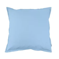 Federa per cuscino quadrata in percalle di cotone (65 x 65 cm) Cali Azzurro