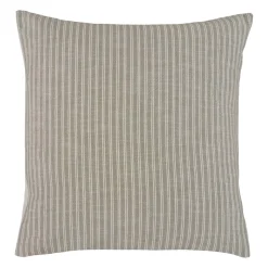 Federa per cuscino quadrata reversibile in cotone testurizzato e percalle (80 x 80 cm) Alice Verde