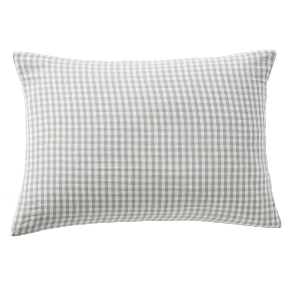 Federa per cuscino rettangolare in garza di cotone (50 x 70 cm) Gaïa vichy Verde eucalipto