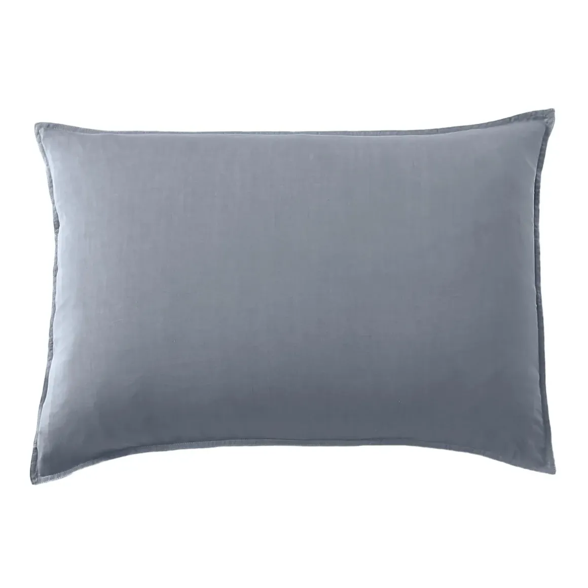 Federa per cuscino rettangolare in lyocell Tencel™ lavato (50 x 80 cm) Olivia Blu Stone