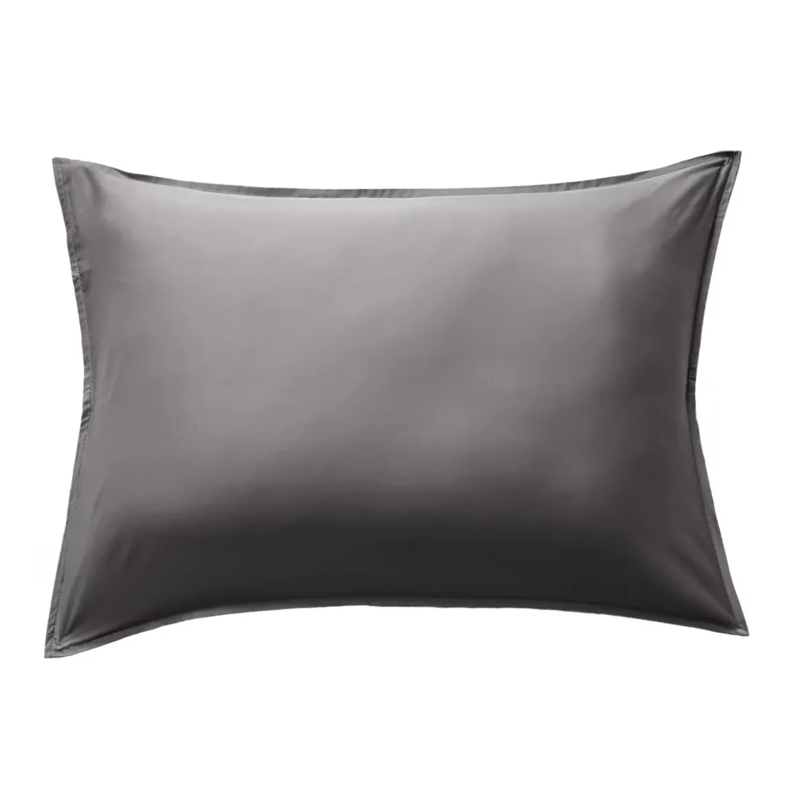 Federa per cuscino rettangolare in raso di bambù (50 x 80 cm) Sienna Grigio granito