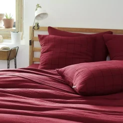 Federa quadrata garza di cotone (60 cm) Gaïa Match Mosto