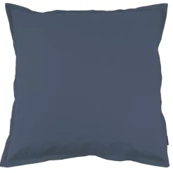 Federa quadrata percalle di cotone (65 cm) Cali Blu marine
