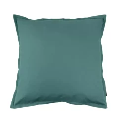 Federa quadrata percalle di cotone (65 cm) Cali Blu anatra