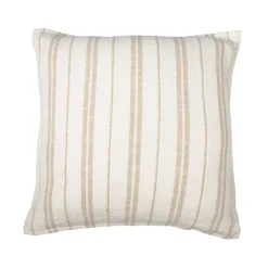 Federa quadrata reversibile in cotone texturizzato e percale (80 x 80 cm) Alice Corda