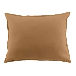 Federa rettangolare flanella di cotone (50 x 70 cm) Théa Camel