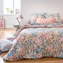 Federa rettangolare in percalle di cotone (50 x 70 cm) Lolita Rosa