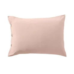 Federa rettangolare in percalle di cotone (50 x 70 cm) Diane Rose Blush