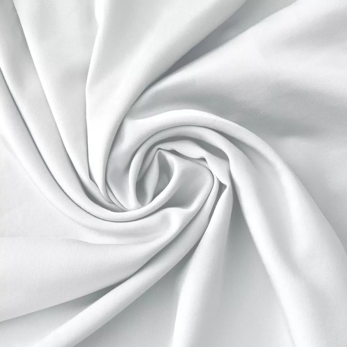 Federa rettangolare in raso di bambù (50 x 80 cm) Sienna Bianco chantilly