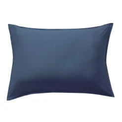 Federa rettangolare in raso di bambù (50 x 80 cm) Sienna Blu notte