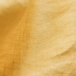 Federa rettangolare lino lavato (70 cm) Louise Giallo senape