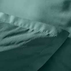 Federa rettangolare percalle di cotone (80 cm) Cali Blu anatra