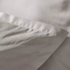 Federa rettangolare percalle di cotone (80 cm) Cali Grigio chiaro