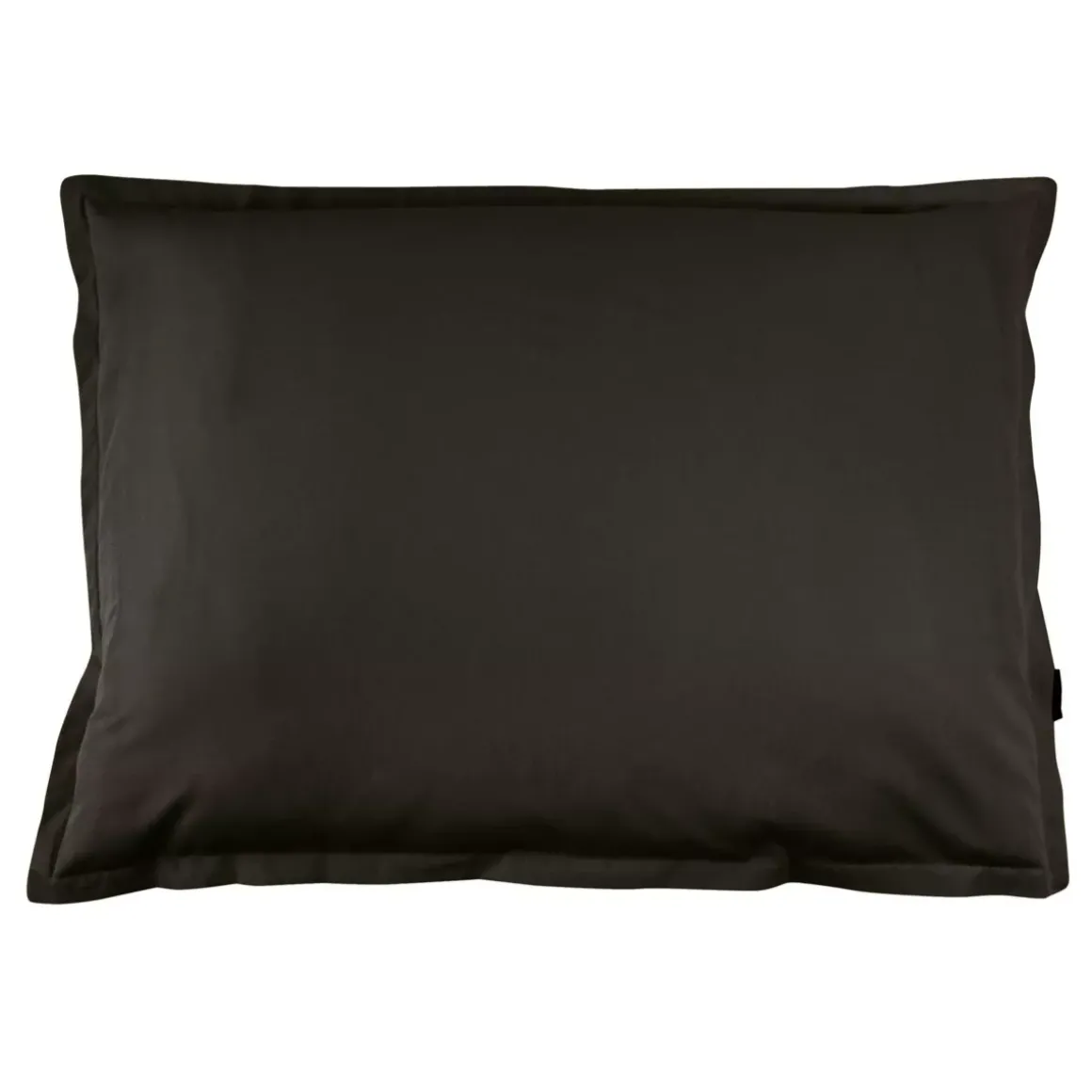 Federa rettangolare percalle di cotone (70 cm) Cali Nero