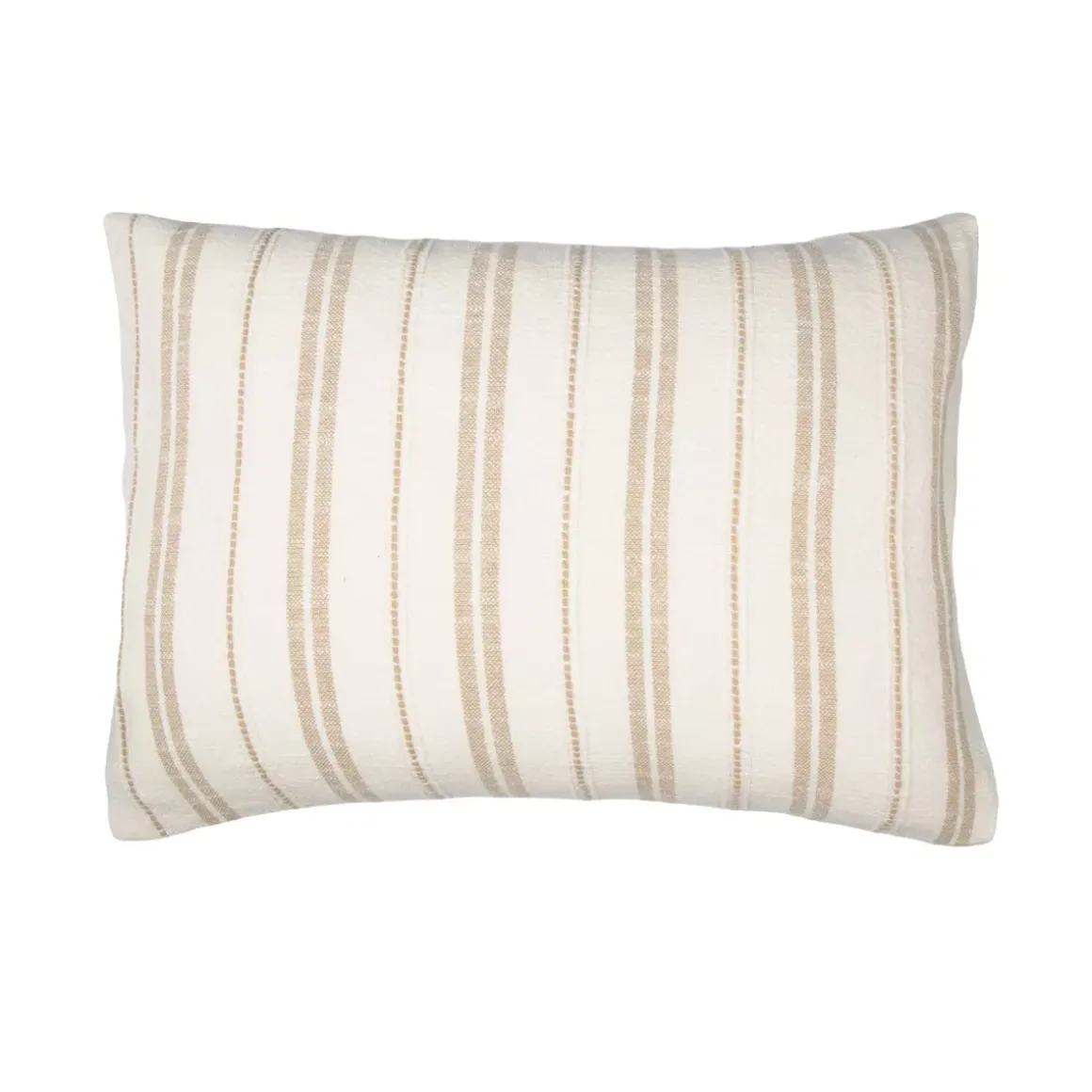 Federa rettangolare reversibile in cotone testurizzato e percale (50 x 70 cm) Alice Corda